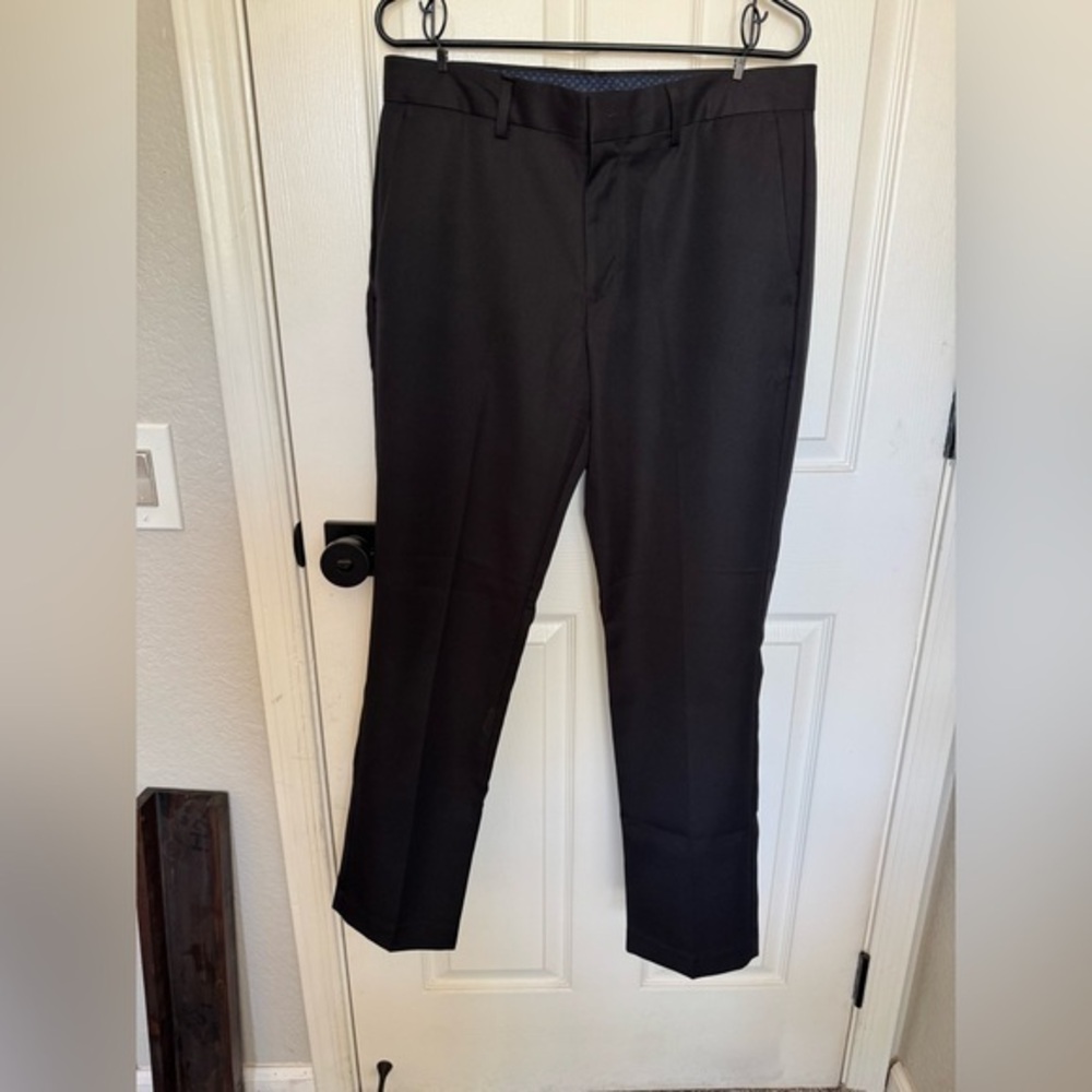 Perry Ellis Black Slim Fit Men's Pants